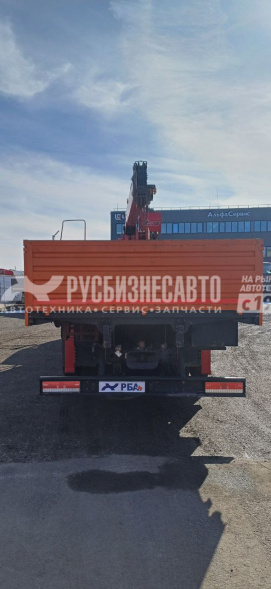 Купить КМУ КАМАЗ 65115 (Евро-5) + HRS 216 + борт сталь 6,8м. б/у (2023г. пробег 22 941 км.) (0610) в компании Русбизнесавто - изображение 4