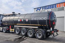 ППЦ-32 (Темные НП 946514, 32м3, 4 оси, оси УСТ, термос, обшива с ЛКП)