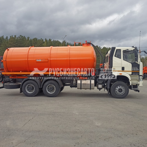 Купить МВ-19 FAW-3250 (6х4, шасси 4300) (вакуумная машина, 19 м3, насос КО-510, ЧМЗ) в компании Русбизнесавто - изображение 9