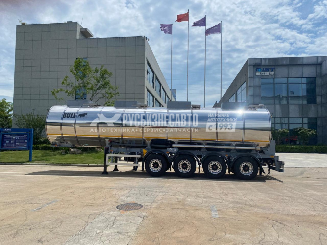 Купить ППЦ-27 BULL  (пищевая, 27 м3, нерж/нерж, 4 отс., система мойки, 4 оси SAF, WABCO) в компании Русбизнесавто - изображение 12