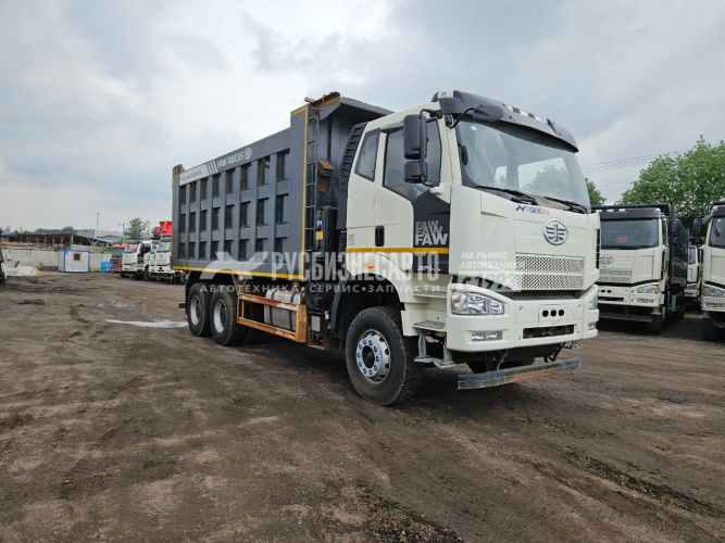Купить Самосвал FAW J6 (6x4) б/у (2023 г.в., 23 808 км.) (4887) - новая резина зад. ось. в компании Русбизнесавто - изображение 2