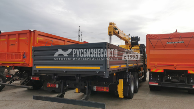 Купить КМУ FAW 3250 (6*4, 390л.с., Евро-5) + SOOSAN SCS746L верх.упр. + борт сталь 8,0м. АМ в компании Русбизнесавто - изображение 8