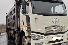 Самосвал FAW J6 8x4 б/у (2022 г.в.,84 137 км.)(7270)Сбер комиссия - Бронь Иванова А.В.