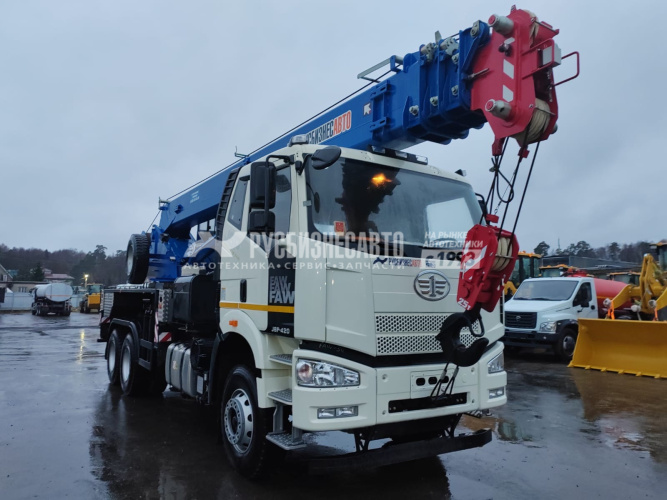 Купить КС 55713-9К-3 автокран 25т. (FAW-3250) колесная формула 6х4 в компании Русбизнесавто - изображение 1