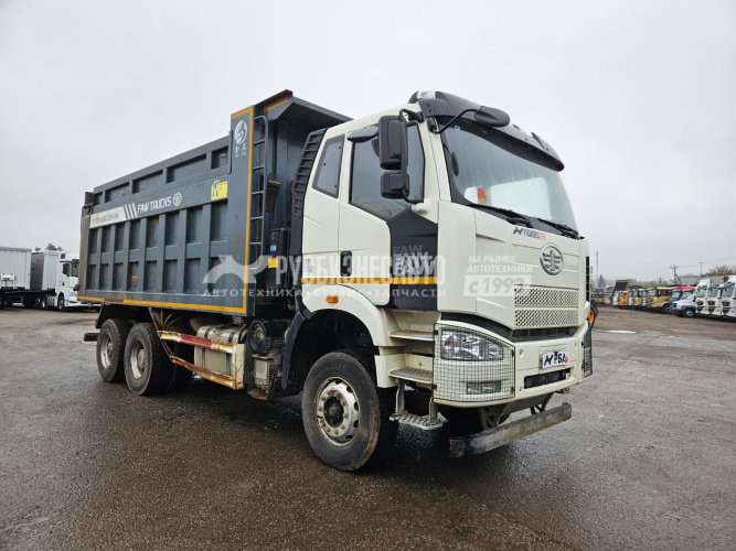 Купить Самосвал FAW J6 6x4 б/у (2022 г.в.,17 593 км.)(0532)Сбер комиссия - продан. в компании Русбизнесавто - изображение 0