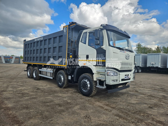 Купить Самосвал FAW J6 (8x4) б/у (2022 г., 49 133 км.)(6962) - передние шины новые в компании Русбизнесавто - изображение 0