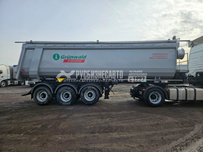 Купить Полуприцеп самосвальный Grunwald 9453-10-50  б/у (2024 г.)(0067)продажа с тягачем dongfeng в сцепке в компании Русбизнесавто - изображение 3
