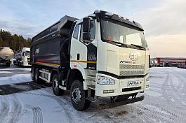 Самосвал FAW J6 (8x4) Автомастер 558983-01 б/у (2023 г.в. 69 388 км.)(0029) Сбер комиссия