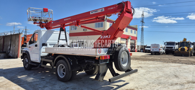 Купить АГП КЭМЗ ТА-22 на шасси ГАЗ-C41R13-106В (Евро-3, 4х2), однорядка, стрела вперед, поворотная люлька в компании Русбизнесавто - изображение 5