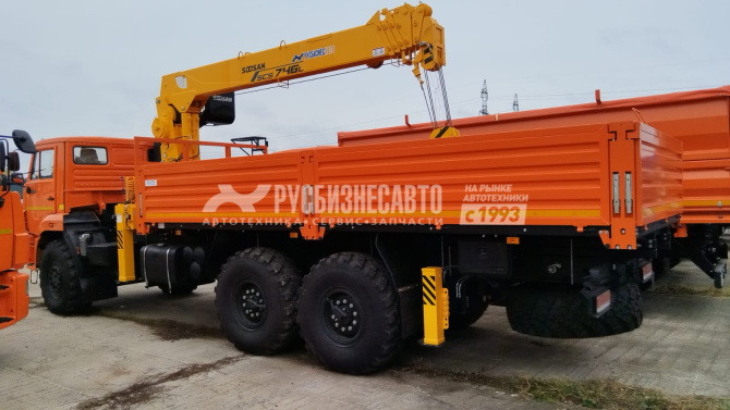 Купить КМУ КАМАЗ 43118-3011-48 (Евро-5, без спалки) + SOOSAN SCS746L верх.упр.+борт сталь 6.2м. в компании Русбизнесавто - изображение 0
