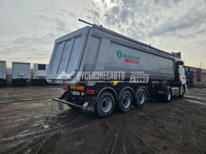 Купить Полуприцеп самосвальный Grunwald 9453-10-50  б/у (2024 г.)(0067)продажа с тягачем dongfeng в сцепке в компании Русбизнесавто - изображение 4