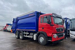 МКЗ-50-22  на шасси  HOWO T5G 6x4  мусоровоз 22м3  задн. загрузка,  портал