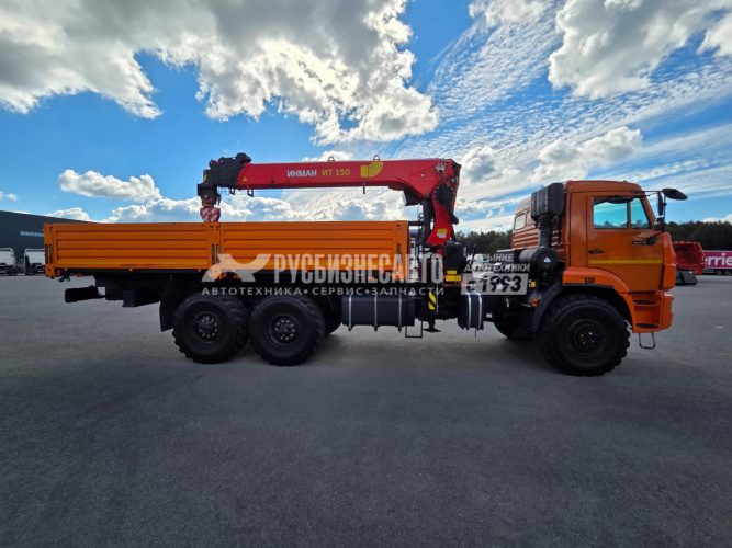 Купить КМУ Камаз 43118 (6х6) + ИНМАН ИТ-150 б/у (2023 г.в., 36 322 км., 509 м/ч) (7925) в компании Русбизнесавто - изображение 6