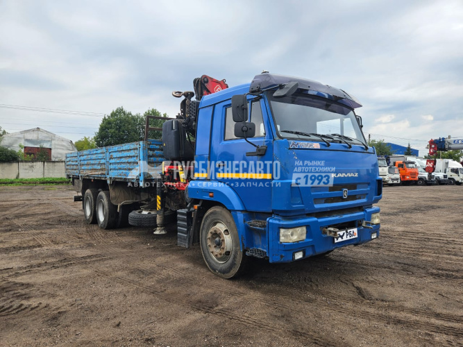 Купить КМУ КАМАЗ 65117 (Евро-4) +FASSI F215+ борт сталь 6,8м. б/у (2017г. пробег 313 411 км.) (0176) в компании Русбизнесавто - изображение 0