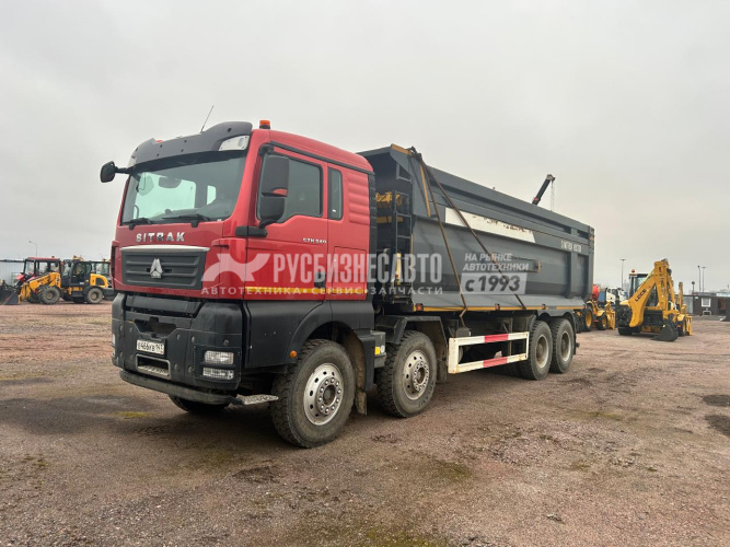 Купить Самосвал SITRAK C7H 8х4 б/у (2024г.в. 43 782 км) (3267) в компании Русбизнесавто - изображение 1