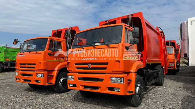 Купить КО-427-72 на шасси КАМАЗ 53605-3950-48 Мусоровоз с задней загрузкой, портал, 18,5 м3 в компании Русбизнесавто - изображение 19