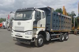 Самосвал FAW J6 (6x4) б/у (2022 г. 7 742 км)(7981)-новая резина