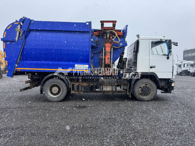 Купить Мусоровоз МБ18-М53-01 МАЗ 534025-585-013 бок.загр. 18м3, б/у (2022 г. 57 302 км)(4040)-Сбер комиссия в компании Русбизнесавто - изображение 6