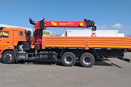 КМУ КАМАЗ 65115-23094-50 (Евро-5) + Palfinger Инман IT-150 (ИТ-150) + борт сталь 6,5м.