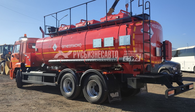 Купить АТЗ-17-КАМАЗ-65115-48 (Автотопливозаправщик, 17 м3, 3 отс., насос, УВТ, ЧМЗ) в компании Русбизнесавто - изображение 0