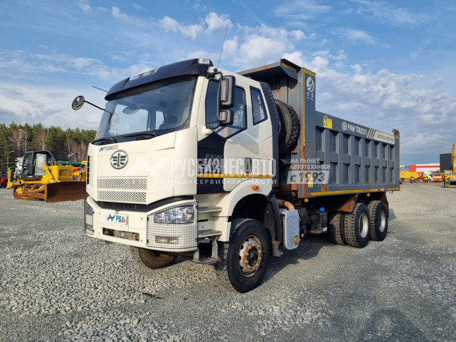 Купить Самосвал FAW J6 (6x4) б/у (2022 г., 49 219 км.)(6208) новая резина з.ось в компании Русбизнесавто - изображение 0