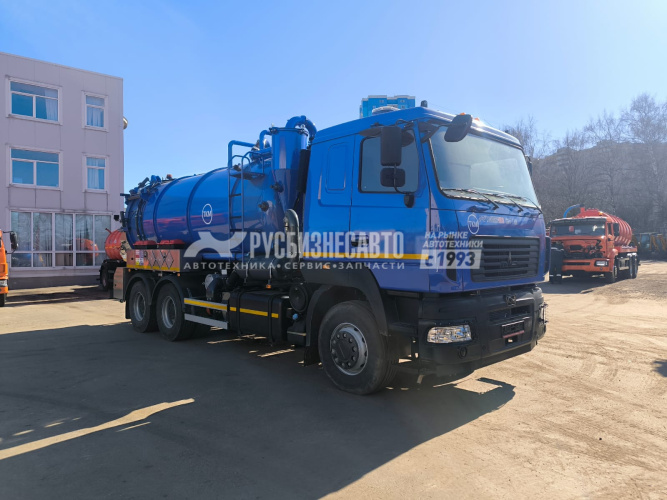 Купить ТКМ-630Д (илосос МАЗ 6312С9-8575-012, 15м3+1,5м3 (ил/вода), насос 2600м3/час, сист.гидроразм, ДОПОГ) в компании Русбизнесавто - изображение 2