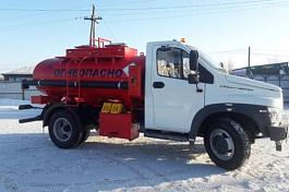 АТЗ-5-ГАЗ-C41R13 (5,3 м3, 2 отс. УВТ, насос СВН-80, СПЕКТР)