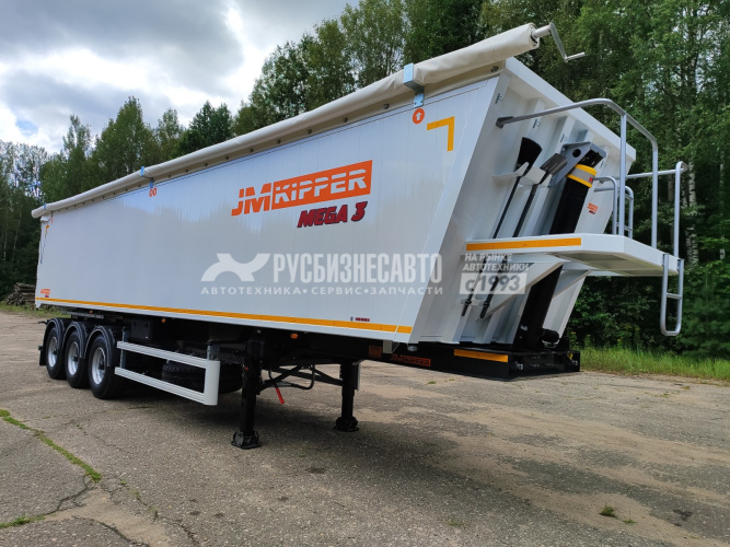 Купить Самосвальный полуприцеп алюминиевый зерновоз JM KIPPER объем 50 м3 3 оси BPW в компании Русбизнесавто - изображение 0