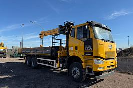 КМУ FAW 3250 (6*4, 390л.с., Евро-5) + SOOSAN SCS746L верх.упр. + борт сталь 8,0м. АМ