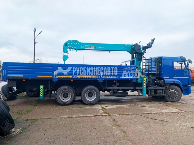 Купить КМУ КАМАЗ 65117-3010-48 (Евро-5) + HKTC HLC-7016 верх.упр. + борт сталь 6,8м. в компании Русбизнесавто - изображение 1