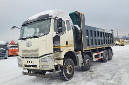 Самосвал FAW J6 (8х4) б/у (2022 г., 10 925 км) (8618)