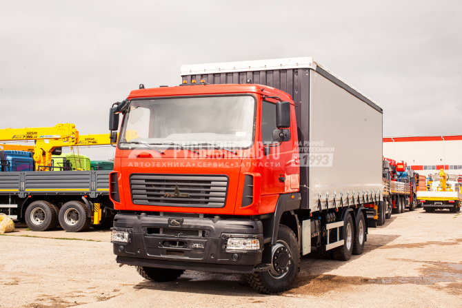 Купить Борт, штора, ворота 6х4 МАЗ-780614 (алюм.борт, габ.разм. 7800*2550*2800) шасси МАЗ-6312С9-8575-012 в компании Русбизнесавто - изображение 0