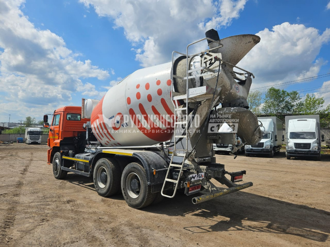 Купить Автобетоносмеситель 5814Z9 на шасси КАМАЗ 6520 6х4 б/у (2023 г., 14 143 км., 589 м.ч.)(2071) в компании Русбизнесавто - изображение 5