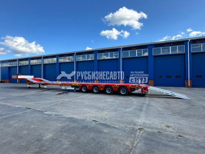 Купить Полуприцеп трал Тягачевоз Kassbohrer LOWBED(ISO PAKCS),4 оси раздв.,ССУ 1150 мм,приставные аппарели в компании Русбизнесавто - изображение 5