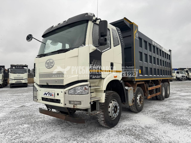 Купить Самосвал FAW J6 (8x4) б/у (2023 г.в. 121 525 км.)(2940) Сбер комиссия - Бронь Гордеева О.Е. в компании Русбизнесавто - изображение 1