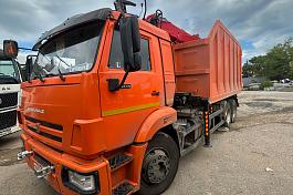 КМУ Ломовоз КАМАЗ-65115-3094-48 манипулятор VM10M74 б/у (2024 г., 32 645 км., 28 м.ч.)(8925)