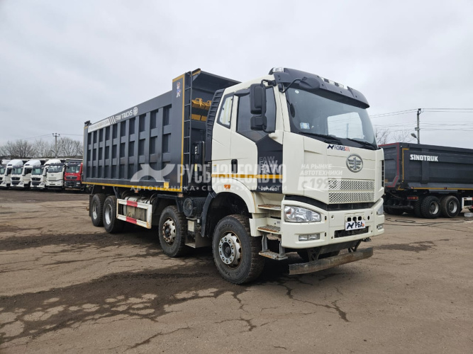 Купить Самосвал FAW J6 8x4 б/у (2023 г.в.,59 641 км.)(9635)Сбер комиссия в компании Русбизнесавто - изображение 0