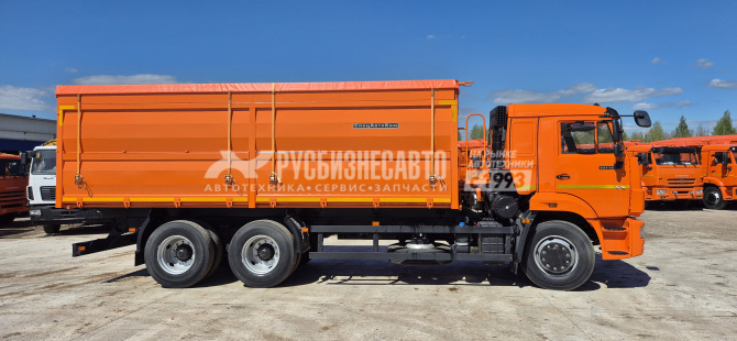 Купить СпецАвтоКам КАМАЗ 68901G бортовой зерновоз 27,6 м3 на шасси 65115-3094-48 в компании Русбизнесавто - изображение 2