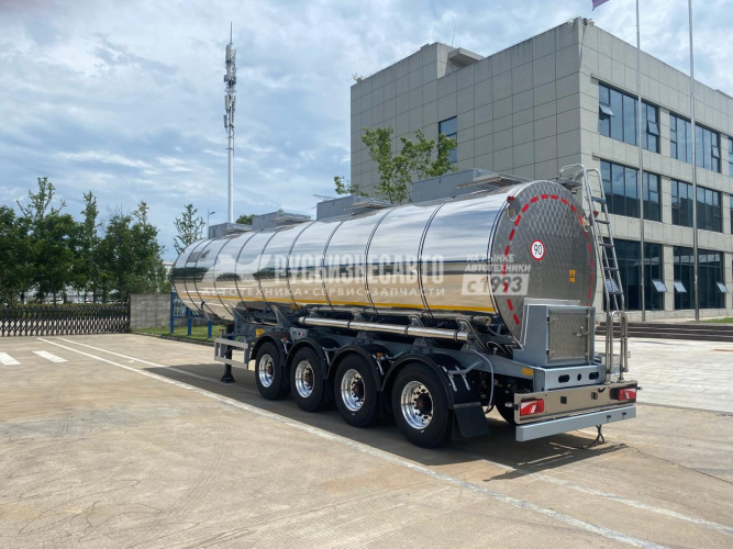 Купить ППЦ-27 BULL  (пищевая, 27 м3, нерж/нерж, 4 отс., система мойки, 4 оси SAF, WABCO) в компании Русбизнесавто - изображение 14