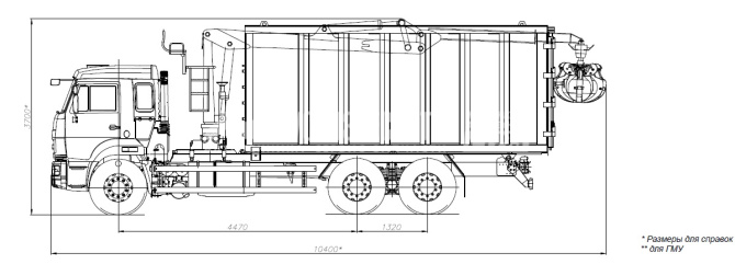 Купить КМУ Ломовоз КАМАЗ-65115-3094-48 (Евро-5), кузов 30 куб. (САТ), Майман-110S в компании Русбизнесавто - изображение 1