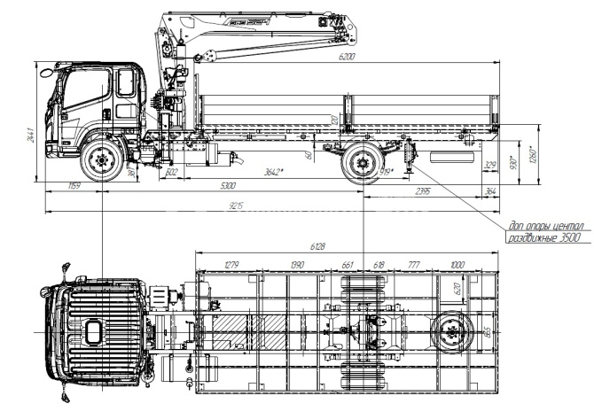 Купить КМУ FAW TIGER VI G 12 (Евро-5) + SOOSAN SCS524 нижн.упр. + борт алюминий 6,2*2,245*0,6м. + доп.опоры в компании Русбизнесавто - изображение 1