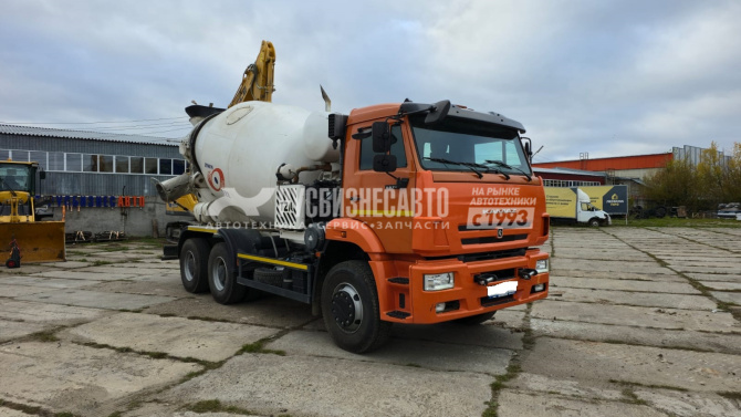 Купить Автобетоносмеситель ТЗА Камаз 6520 9м3 б/у (2023 г.в., 11 511 км.)(1851) в компании Русбизнесавто - изображение 0