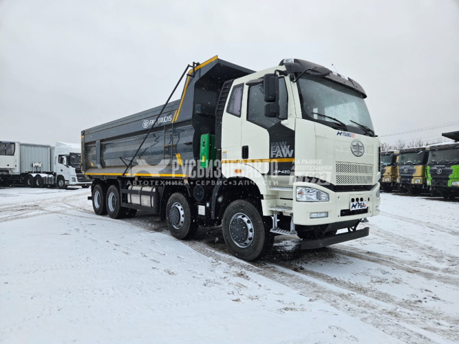 Купить Самосвал FAW J6 8х4 б/у (2023г.в., 57 496 км.) (1009) в компании Русбизнесавто - изображение 0