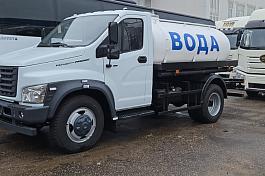 АЦ пищевая ГАЗ-C41R13 (4,2 м3, 1 отсек, подогрев цистерны)