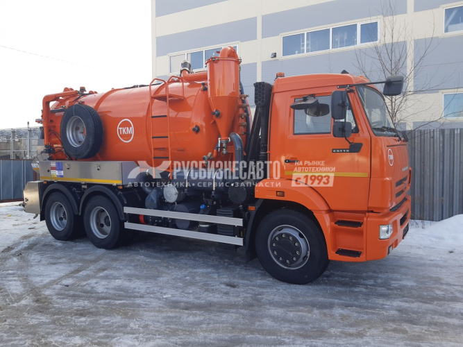 Купить ТКМ-620 (илосос КАМАЗ-65115, 10+1,5 м3, насос JUROP PVT-400 2600м3/час, сист. гидроразмыва) в компании Русбизнесавто - изображение 18