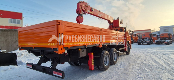 Купить КМУ КАМАЗ 65115-3094-48 (Евро-5) + HANGLIM KS2056SM верх.упр. + борт сталь 6,6м. в компании Русбизнесавто - изображение 4