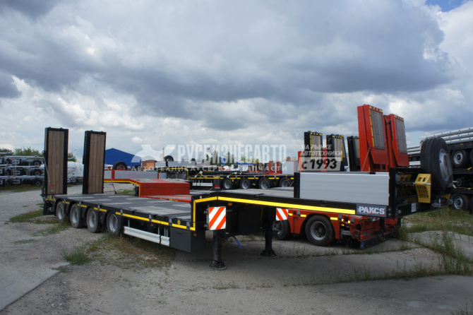 Купить Полуприцеп трал Kassbohrer LOWBED (ISO PAKCS), 4 оси раздвижной 9 градусов аппарели в компании Русбизнесавто - изображение 12