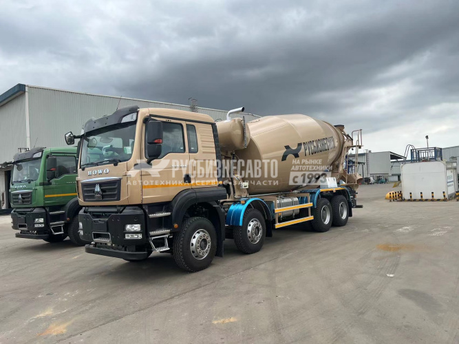 Купить Автобетоносмеситель на шасси HOWO T5G 8x4 (ZZ5317GJBV366GE1) 14м3_КБ3600мм в компании Русбизнесавто - изображение 0