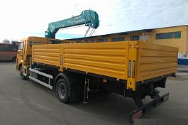 КМУ КАМАЗ 4308-3084-69 (Евро-5) + КМУ НКТС-5014 нижн.упр + борт сталь 6,2м. + доп.опоры