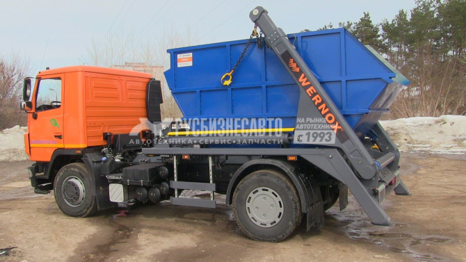 Купить Бункеровоз WERNOX на шасси МАЗ 534025-585-013 г/п 12тн (без бункера) в компании Русбизнесавто - изображение 1